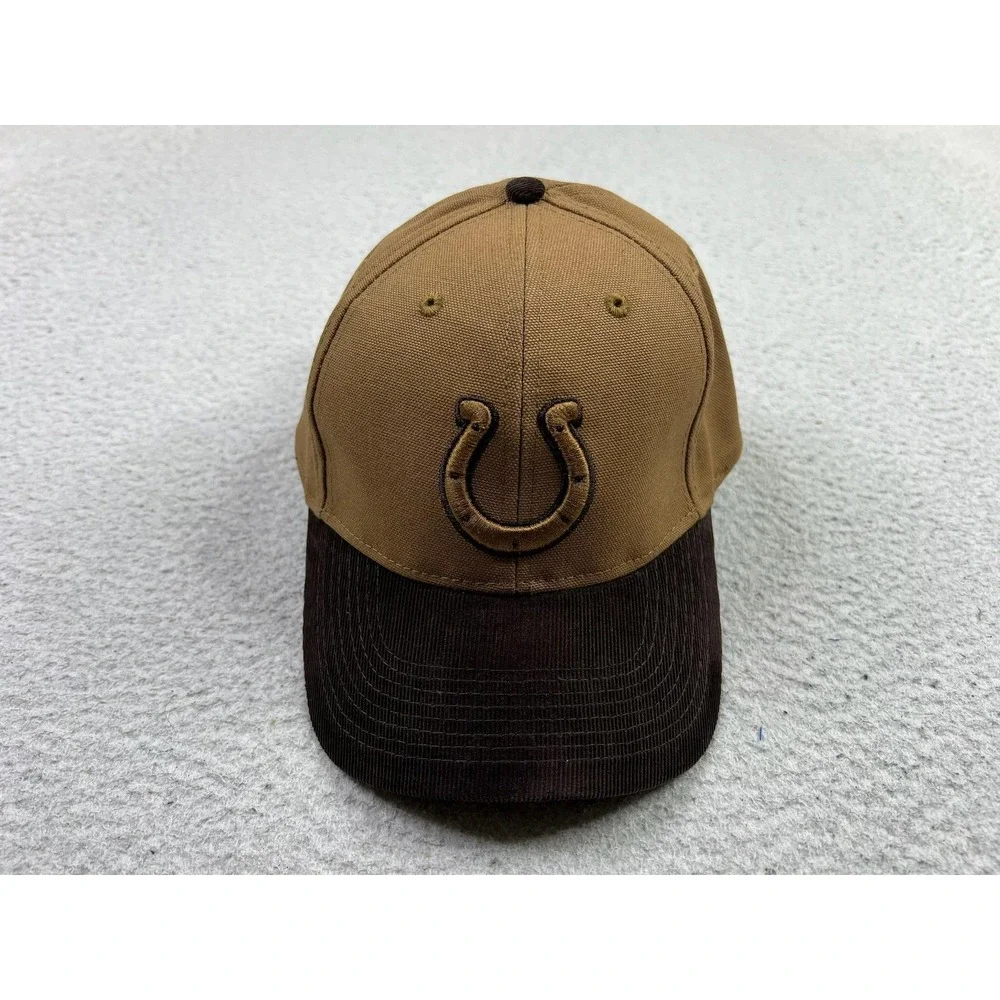 Indianapolis Colts Hat Cap Strap Back One Size NFL Football Corduroy Reebok